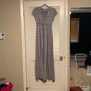 Baltic born long silver dress with tag